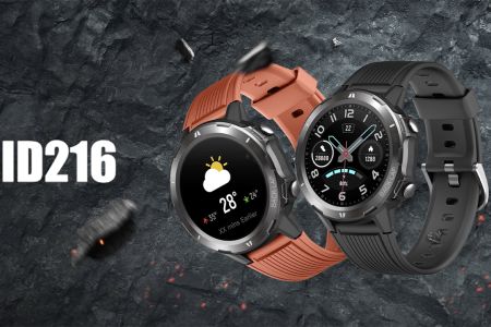 Lintelek Smartwatch ID216 - Schwarz