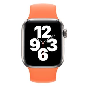 Apple Solo Loop für die Apple Watch Series 1-9 / SE - 38/40/41 mm - Größe 5 - Kumquat