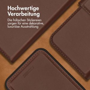 Accezz Premium Leather 2 in 1 Klapphülle für das iPhone 14 Pro Max - Braun
