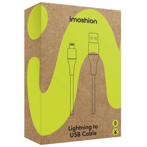 iMoshion ﻿Lightning- auf USB-Kabel – nicht MFi-zertifiziert – Geflochtenes Gewebe – 1 m – Lila