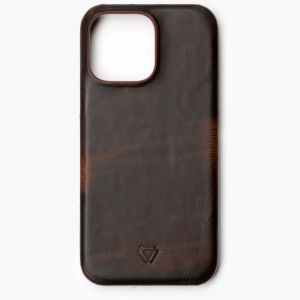 Wachikopa Full Wrap Back Cover für das iPhone 14 Pro - Dark Brown
