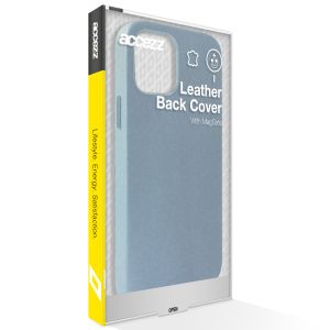 Accezz Leather Backcover mit MagSafe iPhone 13 Mini - Dunkelblau