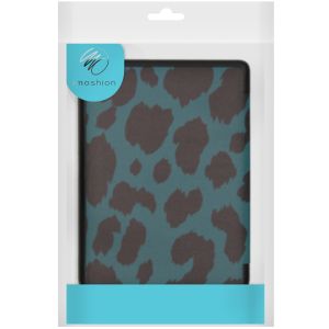 iMoshion Design Slim Hard Case Sleepcover Klapphülle für das Kobo Nia - Green Leopard