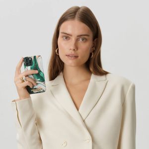 iDeal of Sweden Fashion Backcover für das iPhone 14 Pro - Golden Jade Marble