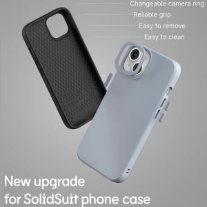 RhinoShield SolidSuit Backcover für das iPhone 15 Pro Max - Classic Black