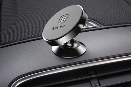 Baseus Magnetic Car Mount für das iPhone 12 Pro Max - Handyhalterungung für das Auto - Armaturenbrett - Magnetisch - Schwarz
