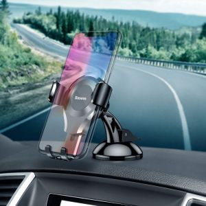 Baseus Osculum Type Gravity Car Mount für das Samsung Galaxy A33 - Handyhalterung für das Auto - Armaturenbrett - Schwarz
