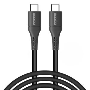 Accezz USB-C auf USB-C-Kabel für das iPhone 15 - 2 m - Schwarz