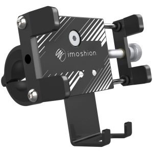 iMoshion Handyhalterung für das Fahrrad für das iPhone 15 - Verstellbar - Universell - Aluminium - Schwarz