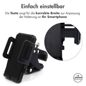 Accezz Handyhalterung Fahrrad iPhone 13  - verstellbar - universell - schwarz