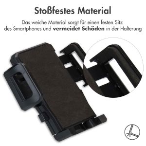 Accezz Handyhalterung Fahrrad iPhone 12 Pro Max - verstellbar - universell - schwarz