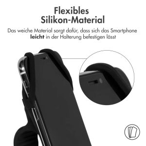 Accezz Handyhalterung für das Fahrrad für das Samsung Galaxy S21 - Verstellbar - Universell - Schwarz