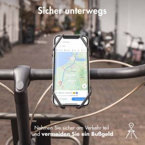 Accezz Handyhalterung für das Fahrrad für das iPhone 11 - Verstellbar - Universell - Schwarz