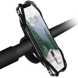 Accezz Handyhalterung für das Fahrrad für das iPhone 12 Mini - Verstellbar - Universell - Schwarz