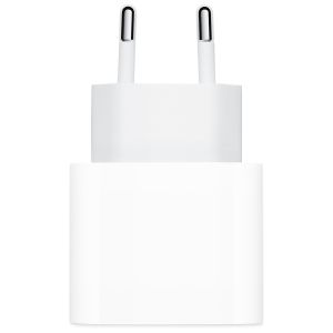 Apple Original USB-C Power Adapter für das iPhone 15 Pro - Ladegerät - USB-C-Anschluss - 20 W - Weiß