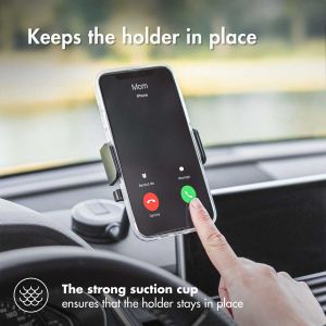 Accezz Handyhalterung für das Auto für das Samsung Galaxy A34 (5G) - Universell - Armaturenbrett - Schwarz
