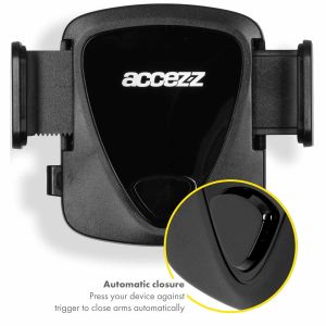 Accezz Handyhalterung für das Auto für das iPhone 14 Plus - Universell - Armaturenbrett - Schwarz