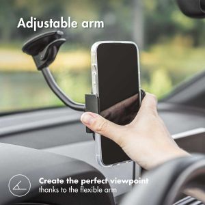 Accezz Handyhalterung für das Auto für das Samsung Galaxy S9 - Universell - Windschutzscheibe - Schwarz