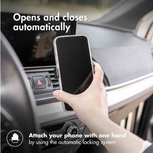 iMoshion Handyhalterung für das Auto für das iPhone 8 Plus - Verstellbar – Universell - Lüftungsgitter - Schwarz