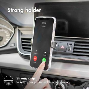 iMoshion Handyhalterung für das Auto für das iPhone 12 Pro Max - Verstellbar – Universell - Lüftungsgitter - Schwarz