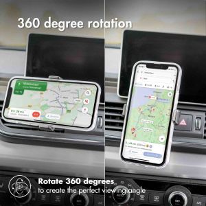 iMoshion Handyhalterung für das Auto für das Huawei P30 Lite - Verstellbar – Universell - Lüftungsgitter - Schwarz