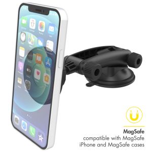 Accezz Handyhalterung für das Auto iPhone 12 Mini - MagSafe -  Armaturenbrett und Windschutzscheibe - magnetisch - schwarz