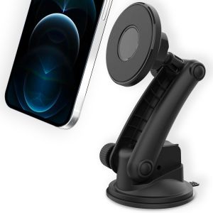 Accezz Handyhalterung für das Auto iPhone 13 Pro Max - MagSafe -  Armaturenbrett und Windschutzscheibe - magnetisch - schwarz