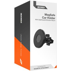 Accezz Handyhalterung für das Auto iPhone 12 Pro Max - MagSafe - Lüftungsgitter - magnetisch - schwarz