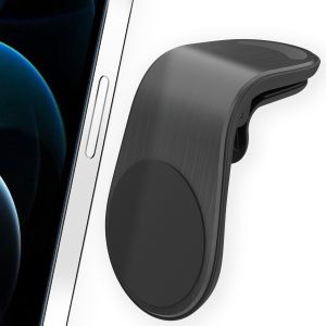 Accezz Handyhalterung für das Auto für das iPhone 15 Pro - Universell -  Lüftungsgitter - Magnetisch - Schwarz