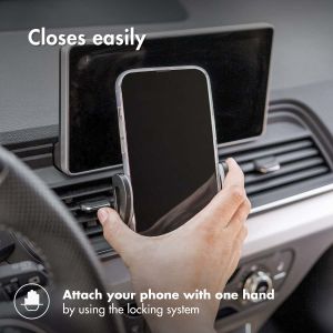iMoshion Handyhalterung für das Auto für das iPhone 12 Pro - verstellbar - universell - Lüftungsgitter -Schwarz