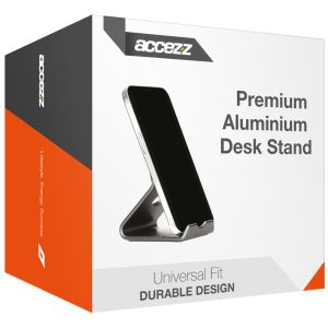 Accezz Handyhalterung für den Schreibtisch für das iPhone 14 - Tablethalter für den Schreibtisch - Premium - Aluminium - Grau
