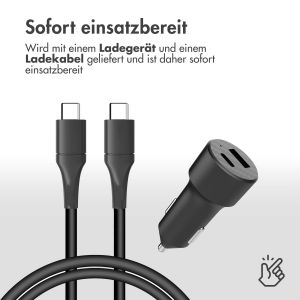 Accezz ﻿Handyhalterung Auto für das iPhone 12 Pro Max - Kabelloses Ladegerät - Lüftungsgitter - Schwarz