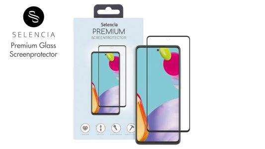 Selencia Premium Screen Protector aus gehärtetem Glas für das iPhone 8 Plus / 7 Plus / 6(s) Plus - Schwarz