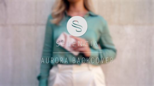 Selencia Aurora Fashion Back Case für das iPhone 13 - ﻿Strapazierfähige Hülle - 100 % recycelt - Weißer Marmor