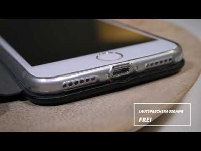 Schlanke Klapphülle Samsung Galaxy A52(s) (5G/4G) - Schwarz