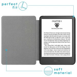 iMoshion Slim Hard Case Sleepcover für das Amazon Kindle (2022) 11th gen - Schwarz