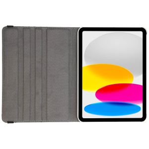 iMoshion 360° drehbare Design Tablet Klapphülle für das 10.9 (2022) - Blossom Watercolor Black