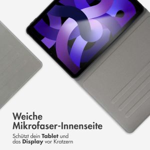 Accezz Classic Tablet Case für das iPad Air 5 (2022) / Air 4 (2020) - Dunkelblau