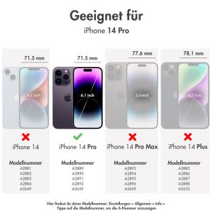 Spigen Liquid Air™ Case für das iPhone 14 Pro - Schwarz