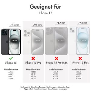 iMoshion Rugged Air Case für das iPhone 15 - Transparent