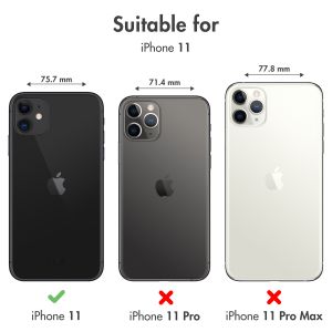 iMoshion Luxuriöse Klapphülle Grau für das iPhone 11