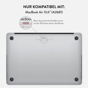 Burga Hardshell Hülle für das MacBook Air 13 Zoll (2022) / Air 13 Zoll (2024) M3 chip - A2681 / A3113 - Pistachio Cheesecake