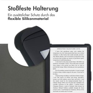 iMoshion Design Slim Soft Case Sleepcover für das Pocketbook Touch Lux 5 / HD 3 / Basic Lux 4 / Vivlio Lux 5 - Black Marble