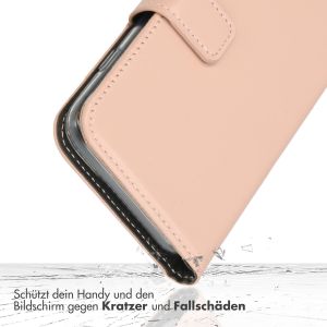 Selencia Echtleder Klapphülle für das Samsung Galaxy A34 (5G) - Dusty Pink