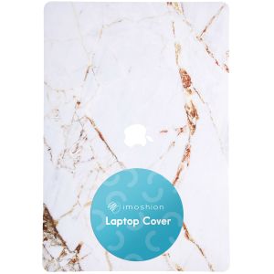 iMoshion Laptop Cover für das MacBook Air 13 Zoll (2022) / Air 13 Zoll (2024) M3 chip - A2681 / A3113 - White Marble