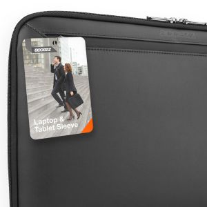 Accezz Modern Series Laptop & Tablet Sleeve 15-16 Zoll - Schwarz