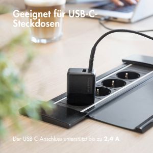 iMoshion Braided USB-C-zu-USB-C Kabel - 0,5 Meter - Schwarz