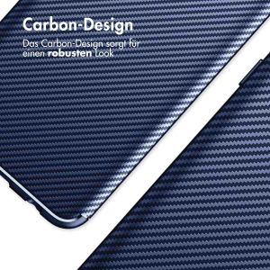 iMoshion Carbon-Hülle für das iPhone 13 Pro Max - Blau