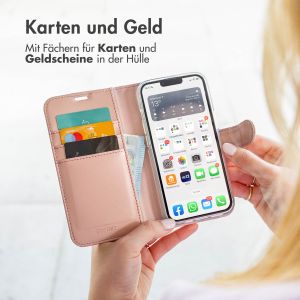 Accezz Wallet TPU Klapphülle für das Samsung Galaxy S22 - Rose Gold