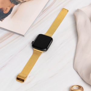 iMoshion Mailändische Faltarmband für das Apple Watch Series 1-9 / SE / Ultra (2) - 42/44/45/49 mm - Gold